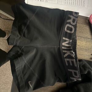 Nike Pro Black Athletic Shorts XS